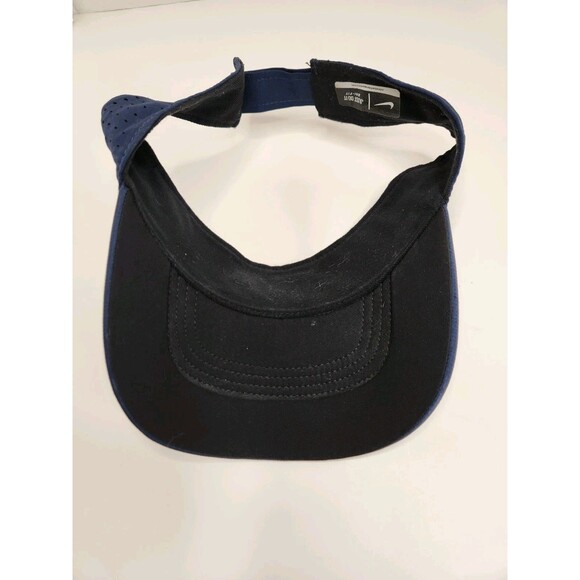 Nike Visor Hat Cap Pitt Panthers NCAA College Football Navy Blue Dri-Fit - Picture 5 of 6